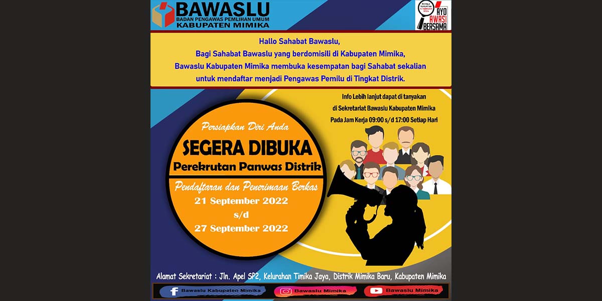 bawaslu-mimika-buka-perekrutan-panwas-distrik
